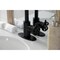 Kingston Brass KSD144RXMB Single-Handle Bathroom Faucet with Push Pop-Up, Matte Black KSD144RXMB - alternate 4